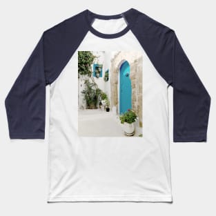 Turquoise door in Sidi Bou Saïd,  the blue town of Tunisia Baseball T-Shirt